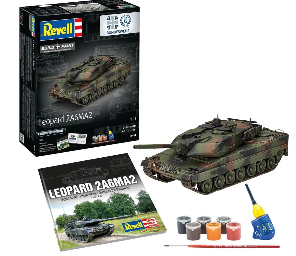 Revell 1/35 70 Years of Bundeswehr - Leopard 2 A6A2 Gift Set