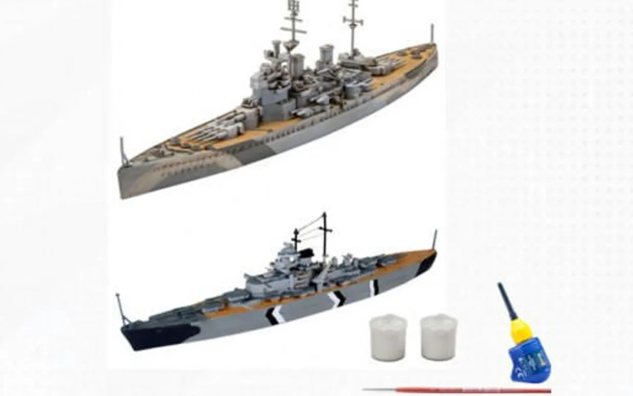 Revell 1/1200 Bismarck Battle First Diorama Set