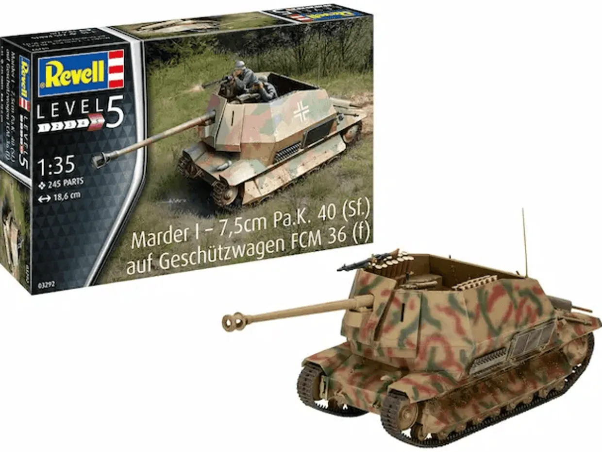 Revell 1/35 Marder I - 7.5cm Pa.K. 40 (Sf.) auf FCM 36(f)