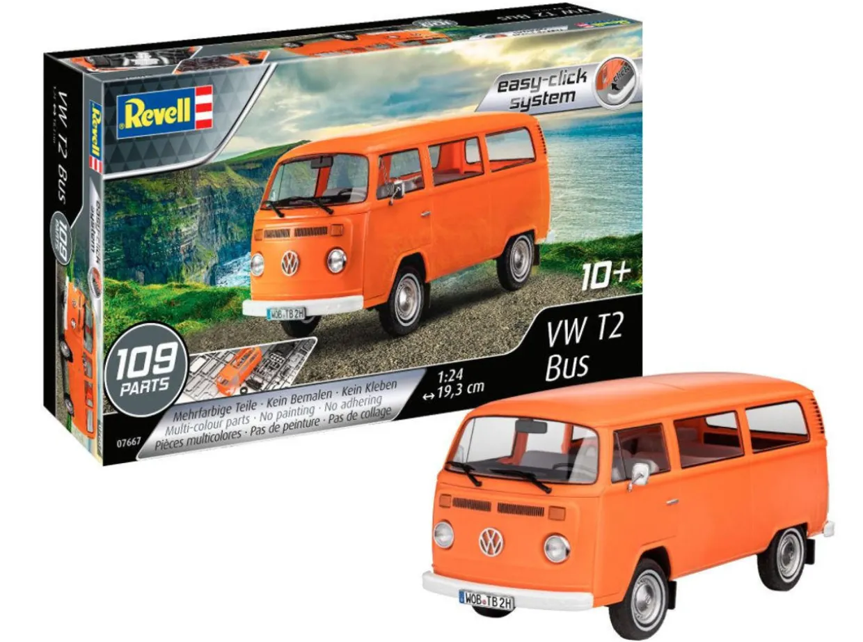 Revell 1/24 Volkswagen T2 Bus Easy Click