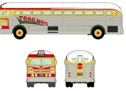 Roden 1/35 PD-3751 'Silverside Trailwagon' Trailways Company