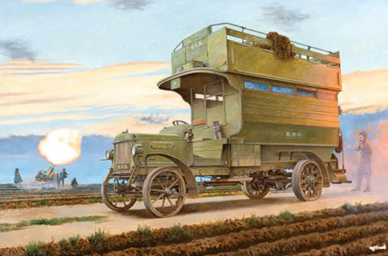 Roden 1/72 Type B Omnibus Old Bill Model Kit