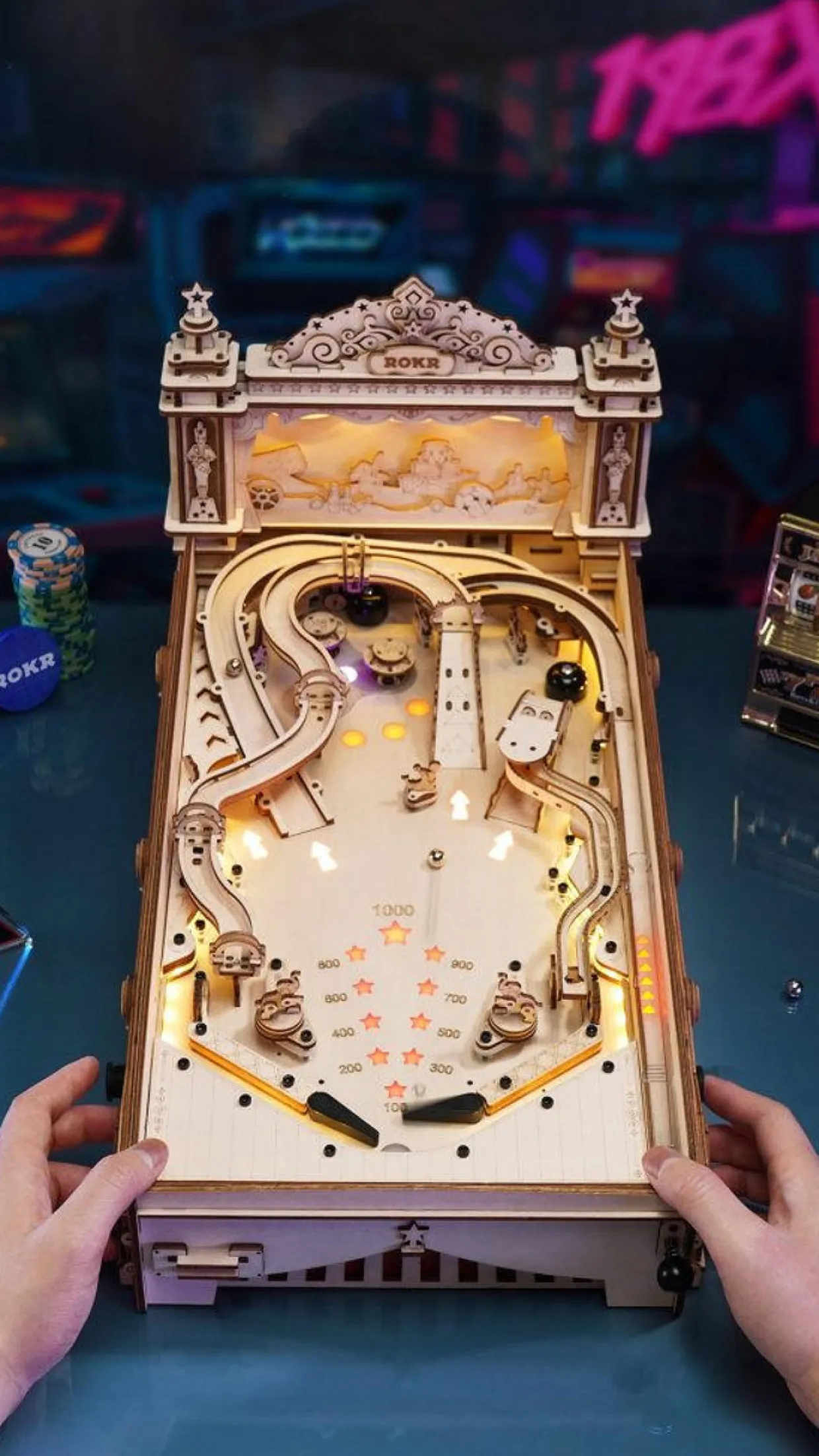 Rokr 3D Pinball Wooden Kit