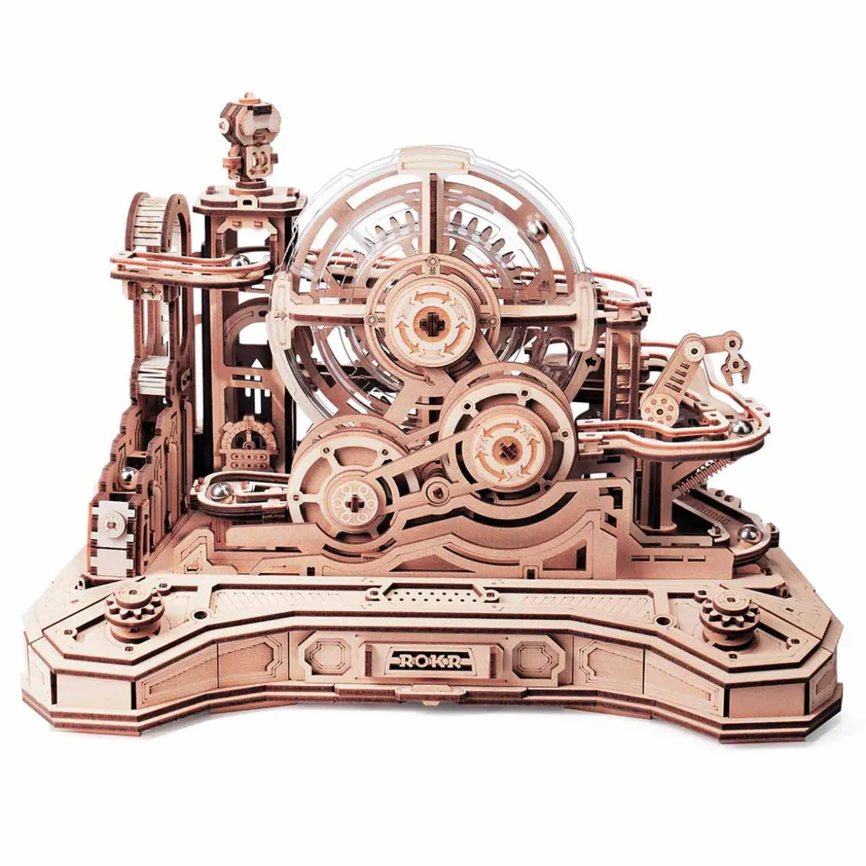 Rokr Gear Ball Challenge Marble Run 3D Wooden Kit