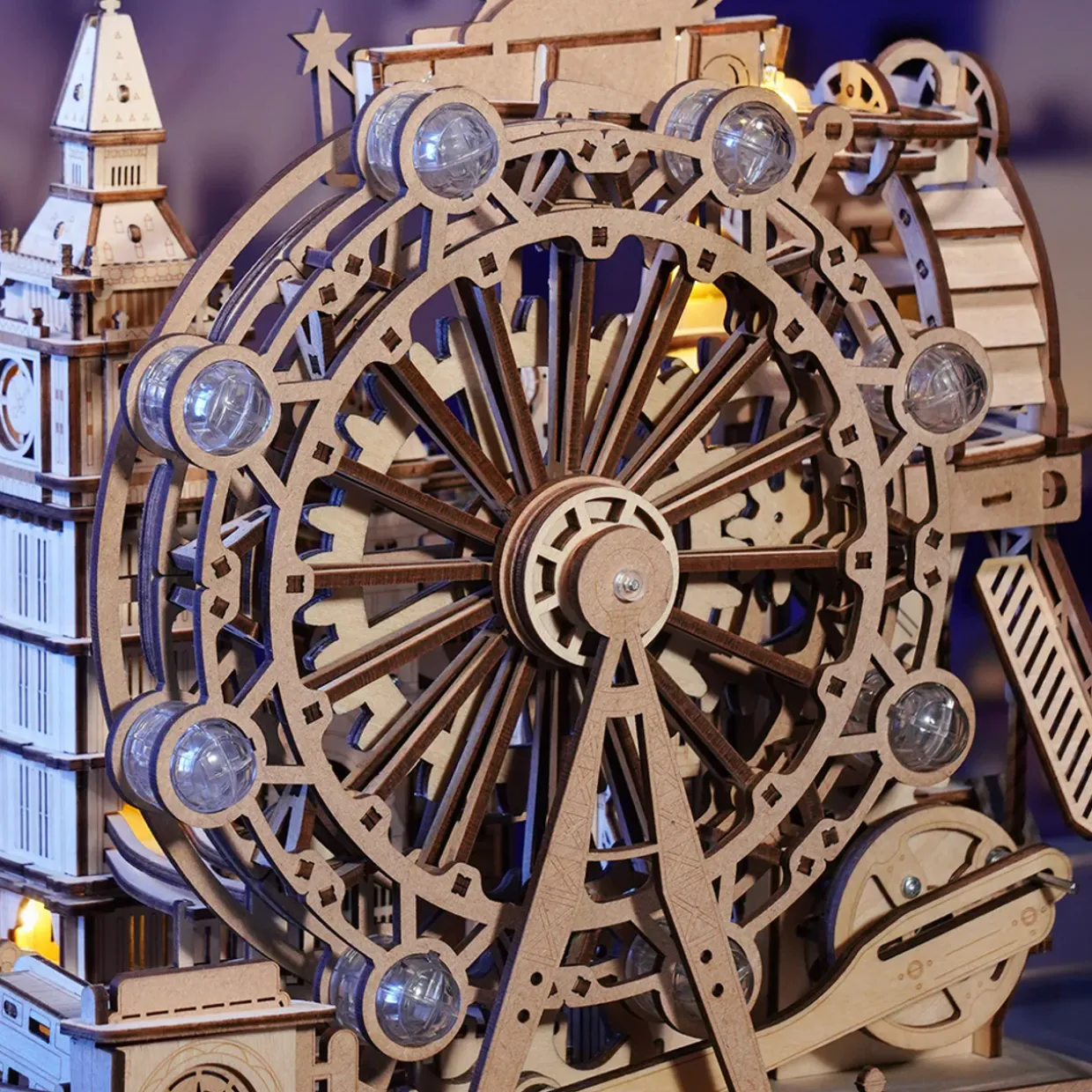 Rokr Marble Travel - London Marble Run 3D Wooden Kit