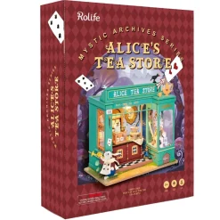 Rolife Alice's Tea Store Wooden Diorama Kit