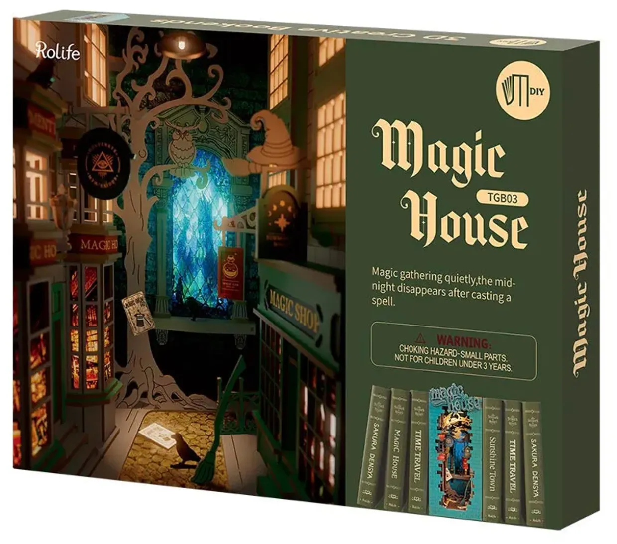 Rolife Magic House 3D Creative Bookend