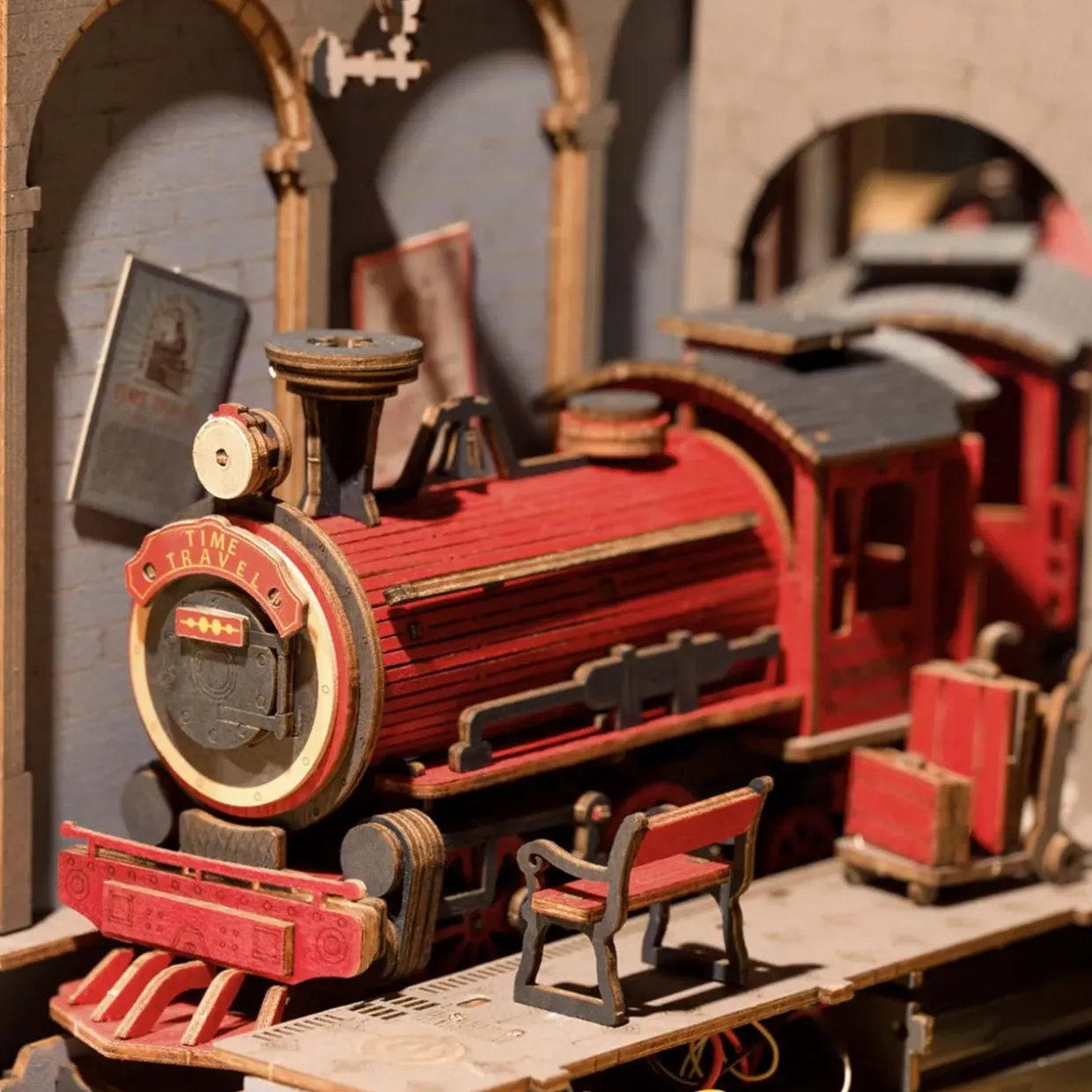 Rolife Time Travel 3D Creative Bookend