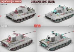 Rye Field Models 1/35 Pz.Kpfw.VI Ausf.B King Tiger Upgraded Kit