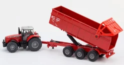 Siku 1/87 Massey Ferguson 8480 Tractor and Trailer