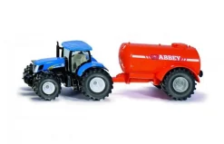 Siku 1/50 New Holland with Single Axle Tanker Diecast Model