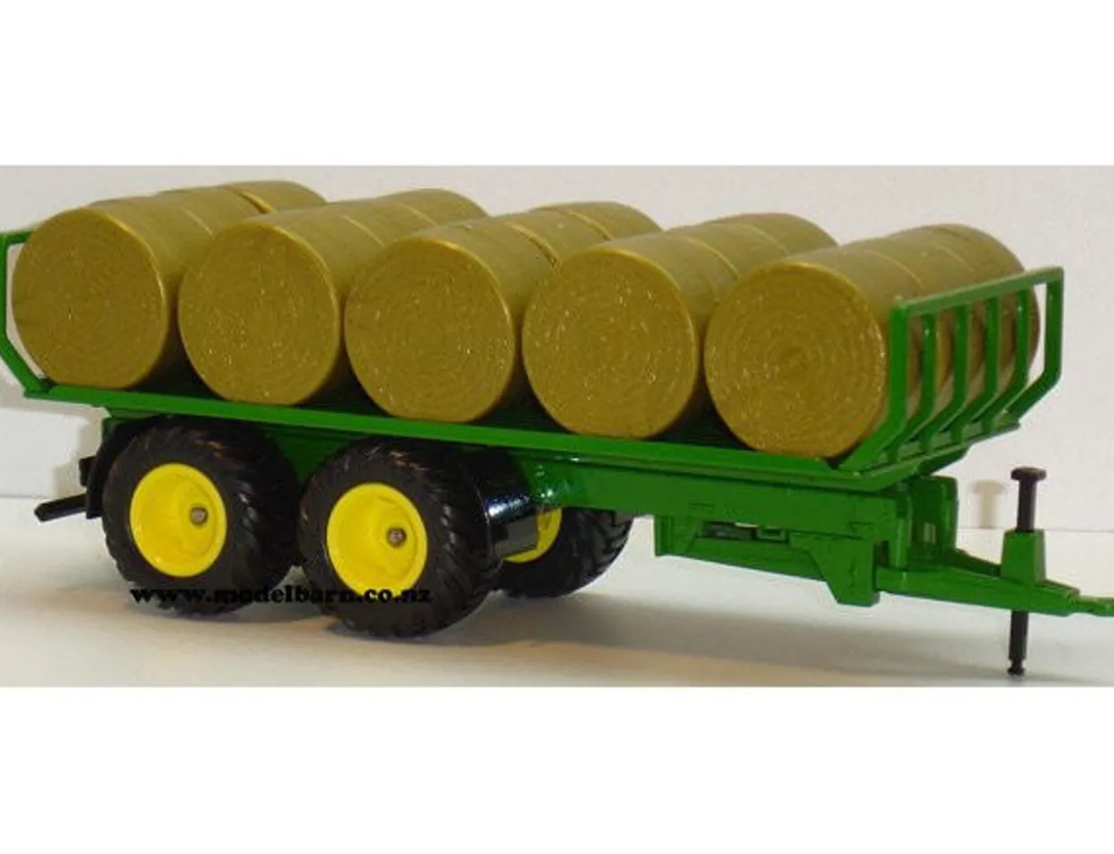 Siku 1/32 Round Bale Trailer with Bales Diecast Model