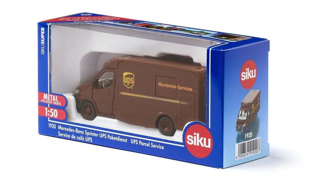 Siku Mercedes-Benz Sprinter UPS Parcel Service Diecast Model