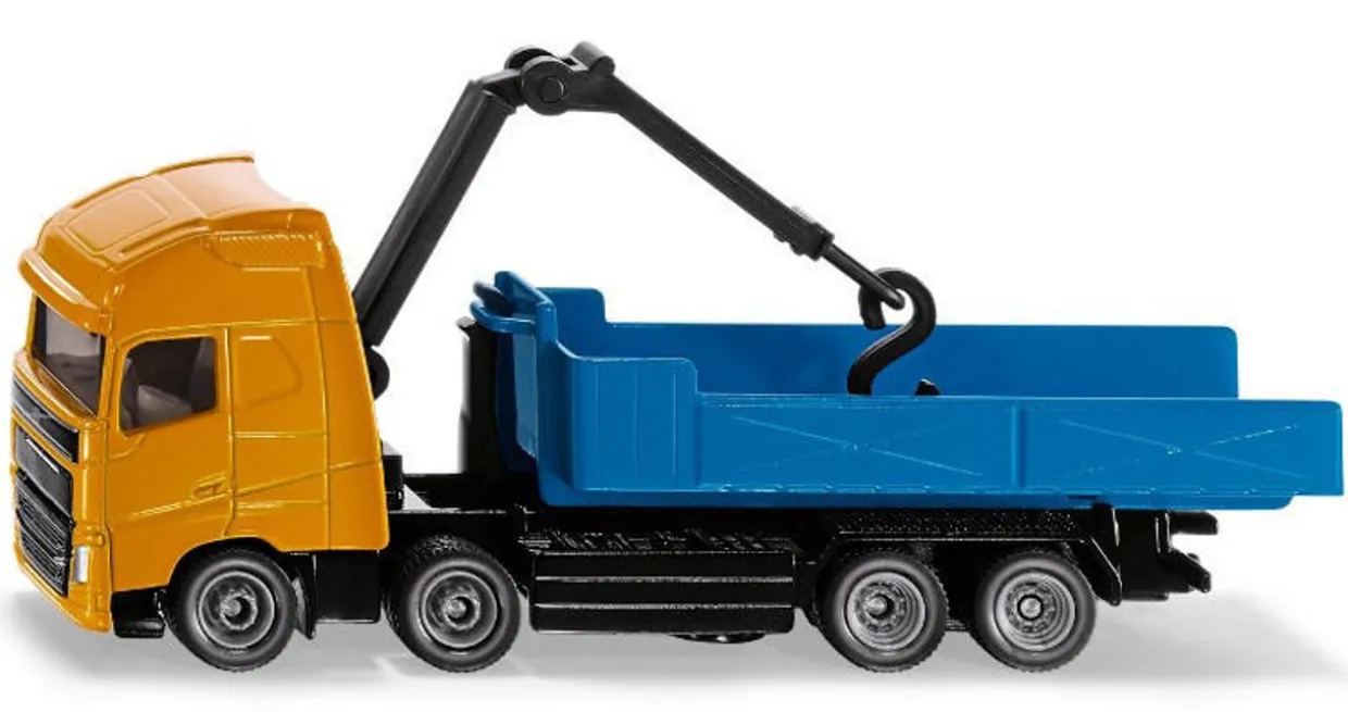 Siku Volvo with Roll-off Tipper and Crane