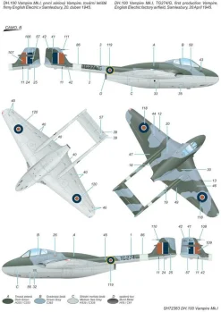 Special Hobby 1/72 de Havilland Vampire Mk.1 Model Kit