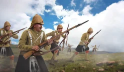 Strelets 1/72 Boer War Highlanders in Attack 1899-1902