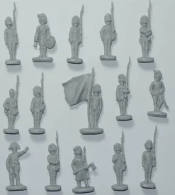 Strelets 1/72 Napoleonic Austrian Grenadiers Standing Shoulder Arms