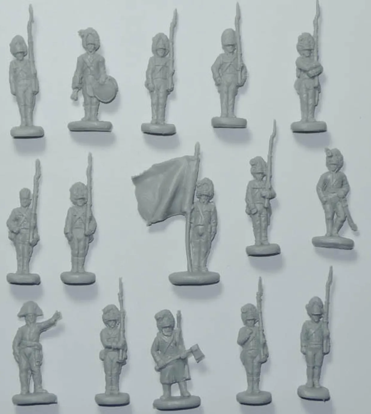 Strelets 1/72 Napoleonic Austrian Grenadiers Standing Shoulder Arms