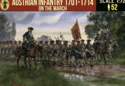 Strelets 1/72 Napoleonic Austrian Infantry 1701-1714 on the March