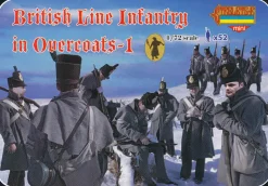 Strelets 1/72 Napoleonic British Line Infantry In Overcoats
