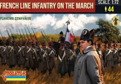 Strelets 1/72 Napoleonic French Line Infantry on the March (Flanking Companies)