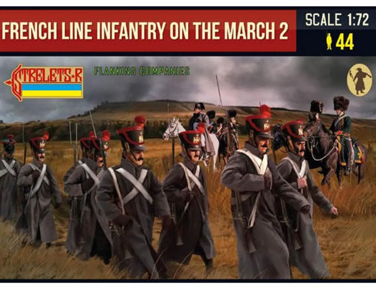 Strelets 1/72 Napoleonic French Line Infantry on the March 2