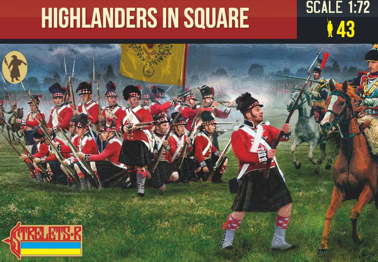 Strelets 1/72 Napoleonic Highlanders in Square Formation