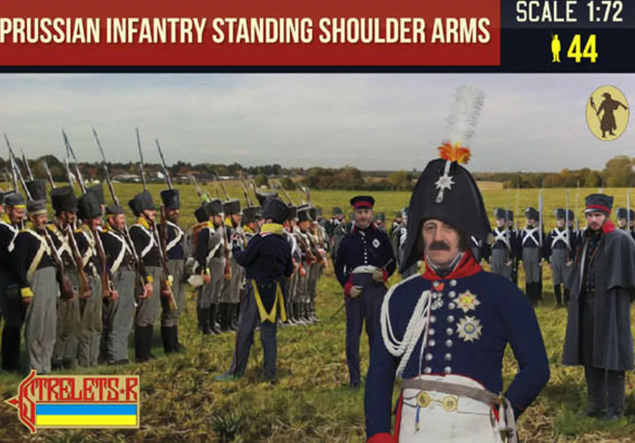 Strelets 1/72 Napoleonic Prussian Infantry Shoulder Arms