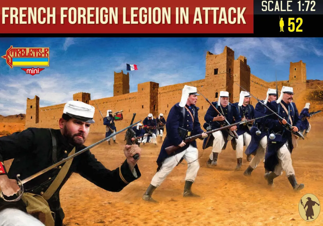 Strelets 1/72 Rif War French Foreign Legion in Attack