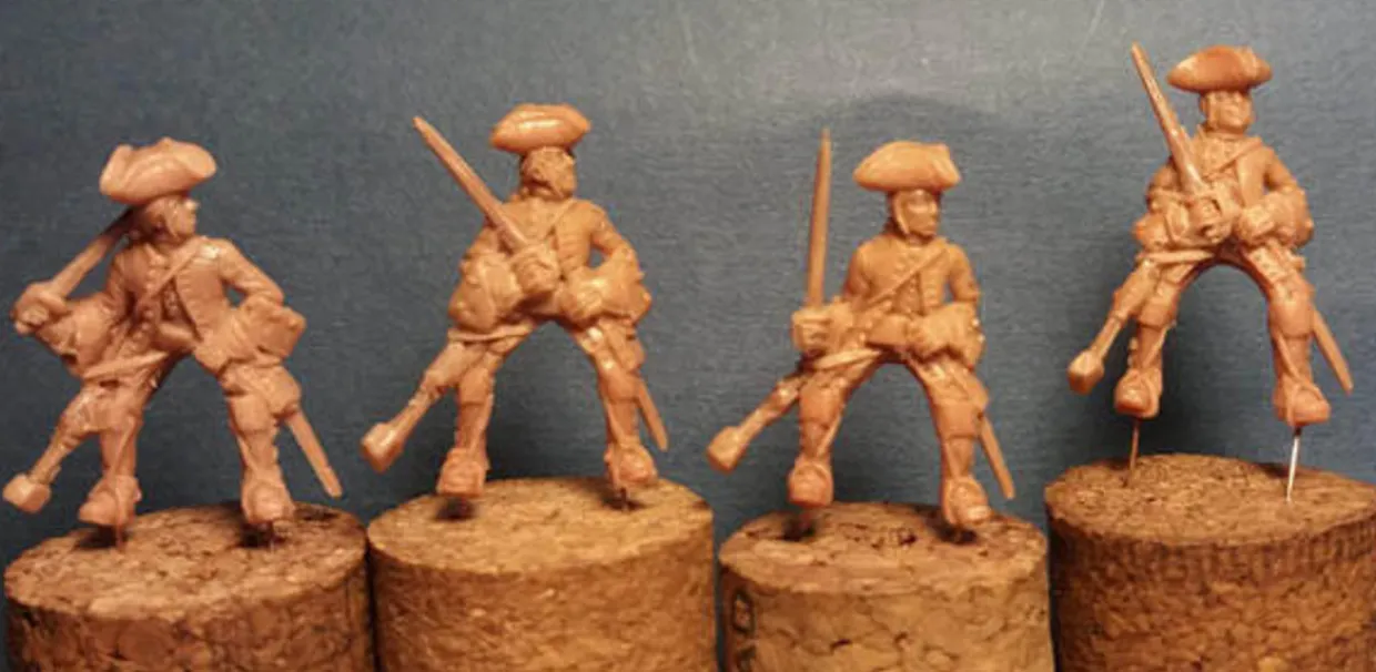 Strelets 1/72 War of Spanish Succession French Late War Dragoons in Reserve 1701-1714