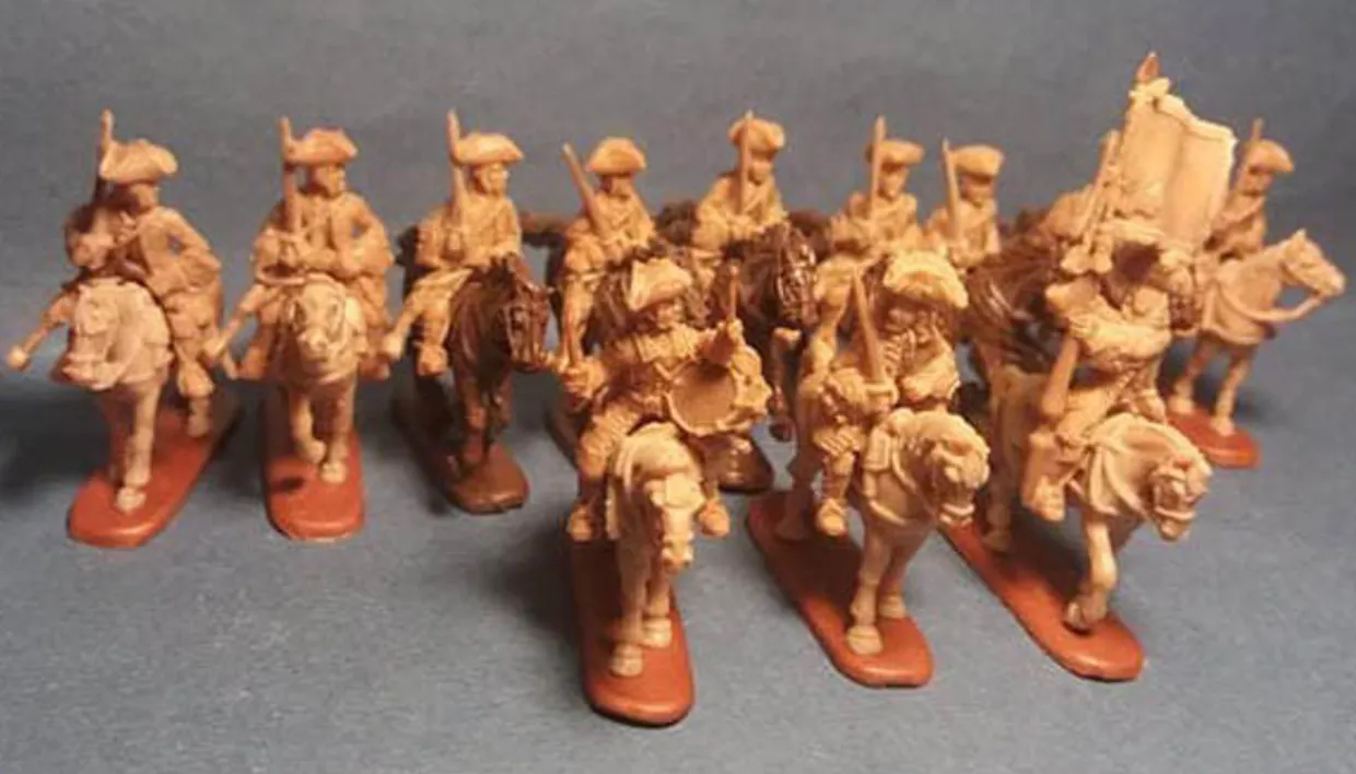 Strelets 1/72 War of Spanish Succession French Late War Dragoons in Reserve 1701-1714
