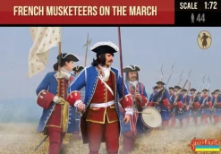 Strelets 1/72 War of Spanish Succession French Musketeers 1701-1714