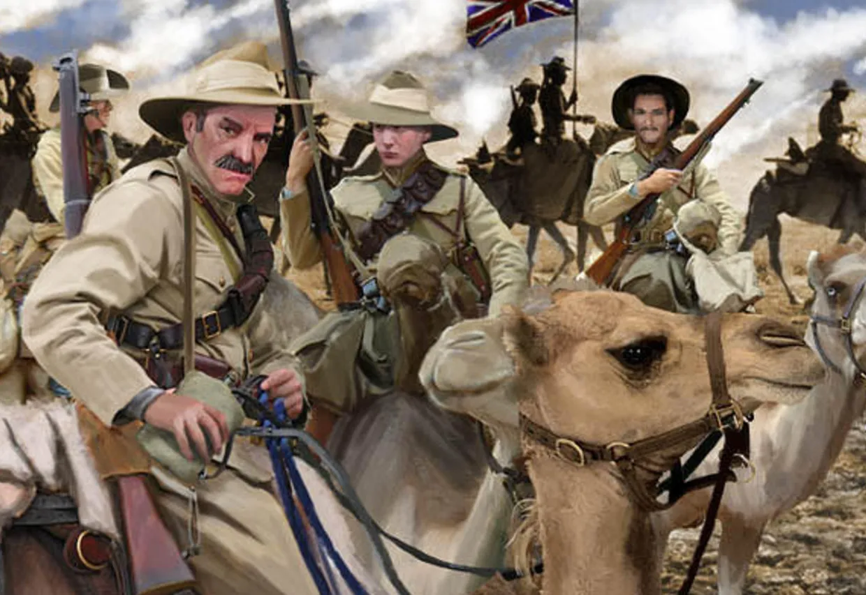 Strelets 1/72 WWI Australian Camel Corps