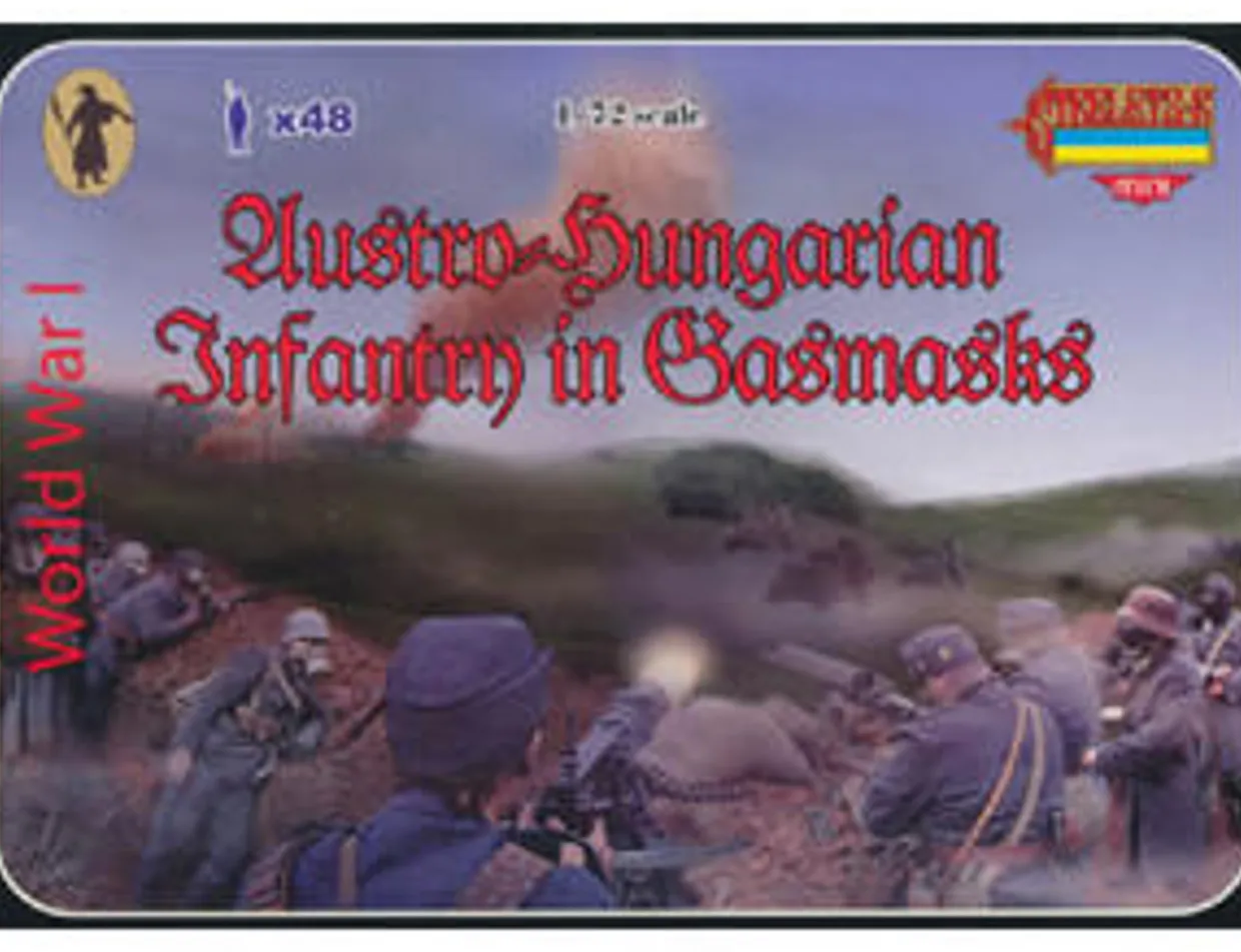Strelets 1/72 WWI Austro-Hungarian Infantry in Gas Masks