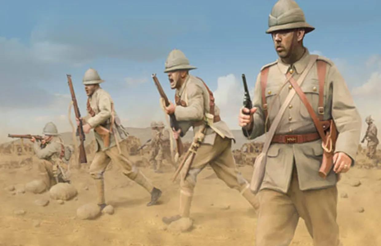 Strelets 1/72 WWI British Camel Corps Dismounted