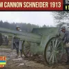 Strelets 1/72 WWI French Schneider 105mm With Crew 1913