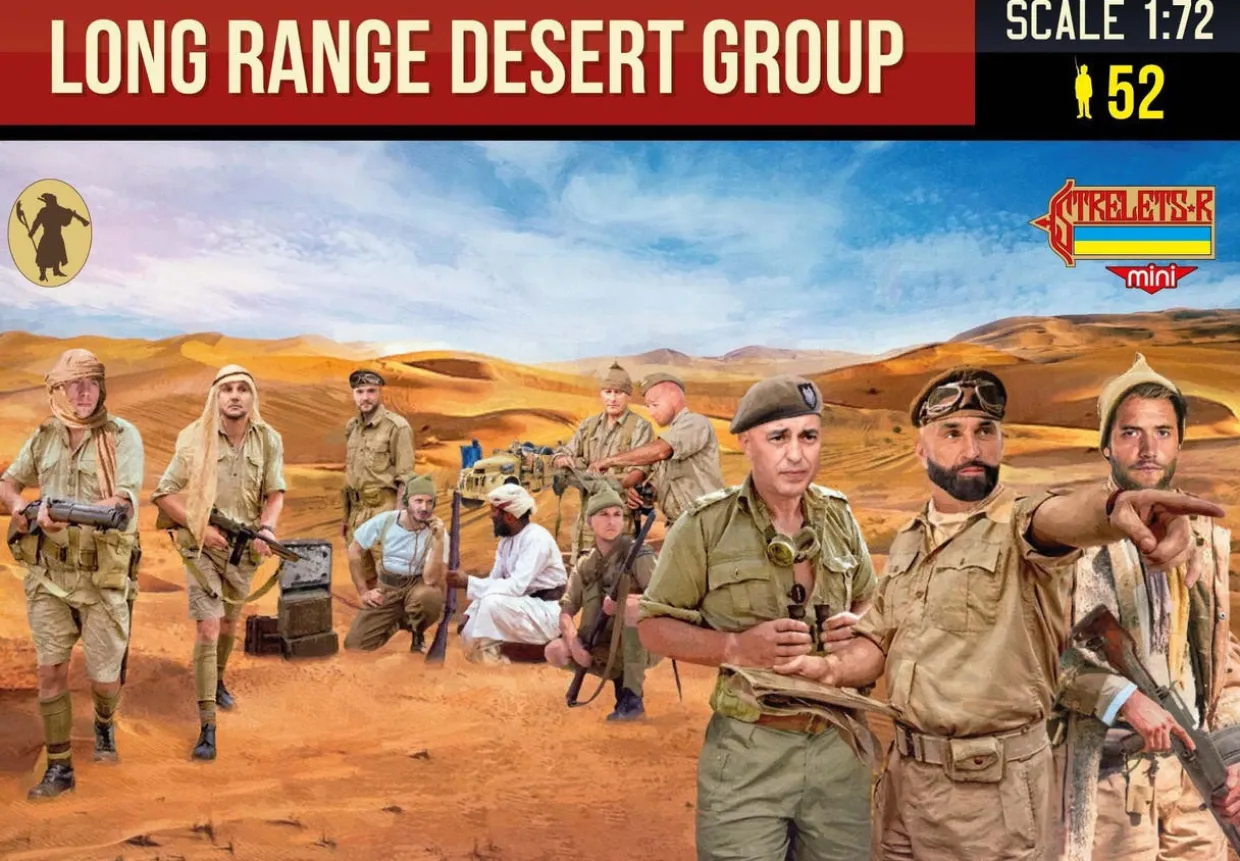 Strelets 1/72 WWII British Long Range Desert Group (LRDG)