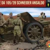 Strelets 1/72 WWII Italian Cannone da 105/28 Schneider Ansaldo with Crew