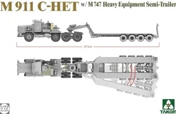 Takom 1/35 M911/M747 Heavy Equipment Transporter