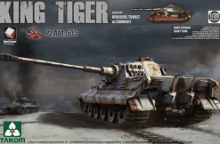 Takom 1/35 Sd.Kfz.182 Pz.Kpfw.VI Ausf.B King Tiger Henschel Turret with Zimmerit Pz.Abt.505