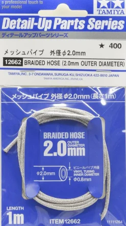 Tamiya 1/12 Braided Hose for Bikes (2mm)