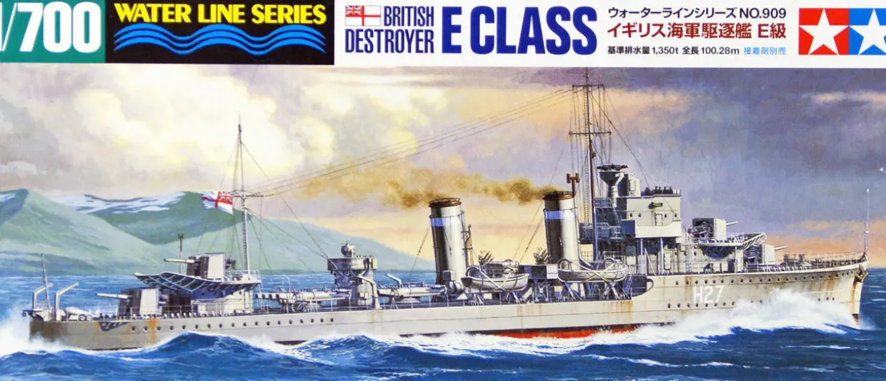 Tamiya 1/700 British E Class Destroyer Model Kit
