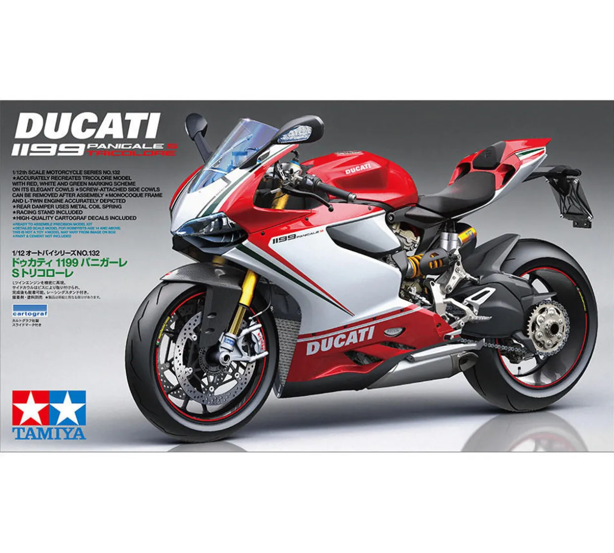 Tamiya 1/12 Ducati 1199 Panigale Tricolor model Kit