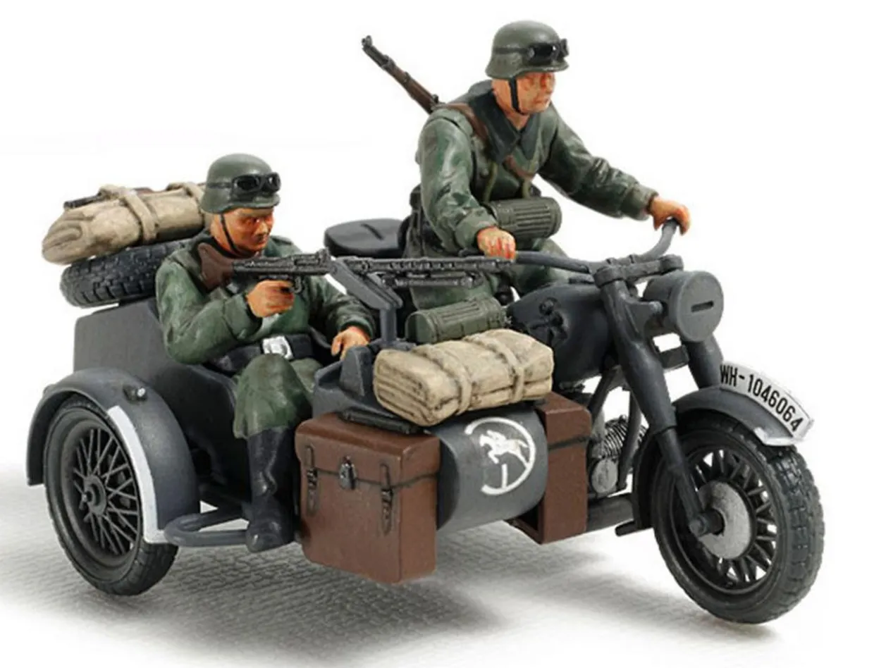 Tamiya 1/48 German Motorcycle & Sidecar