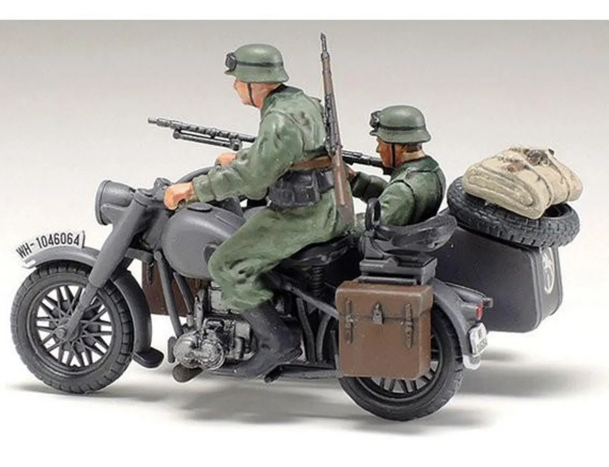 Tamiya 1/48 German Motorcycle & Sidecar