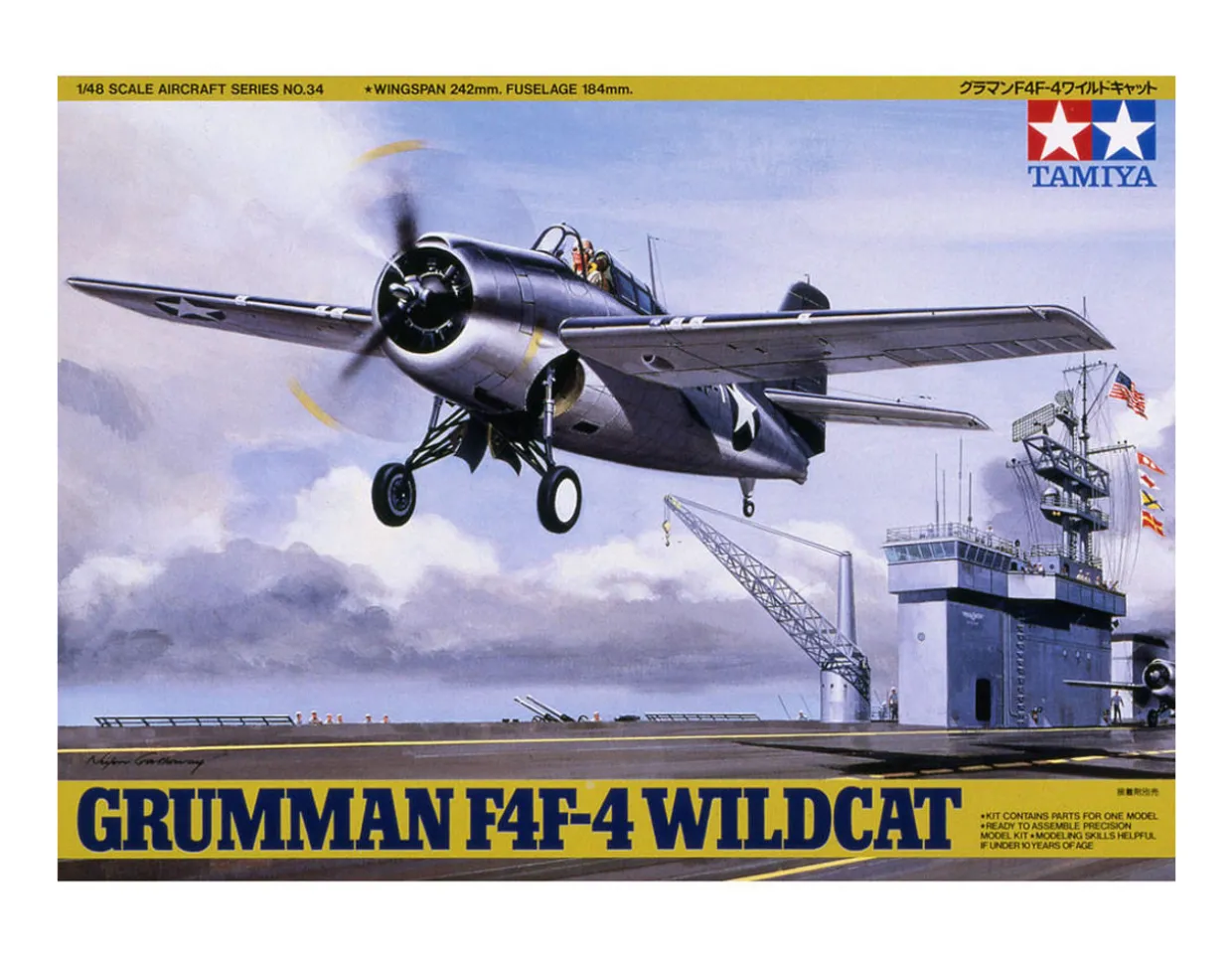 Tamiya 1/48 Grumman F4F-4 Wildcat