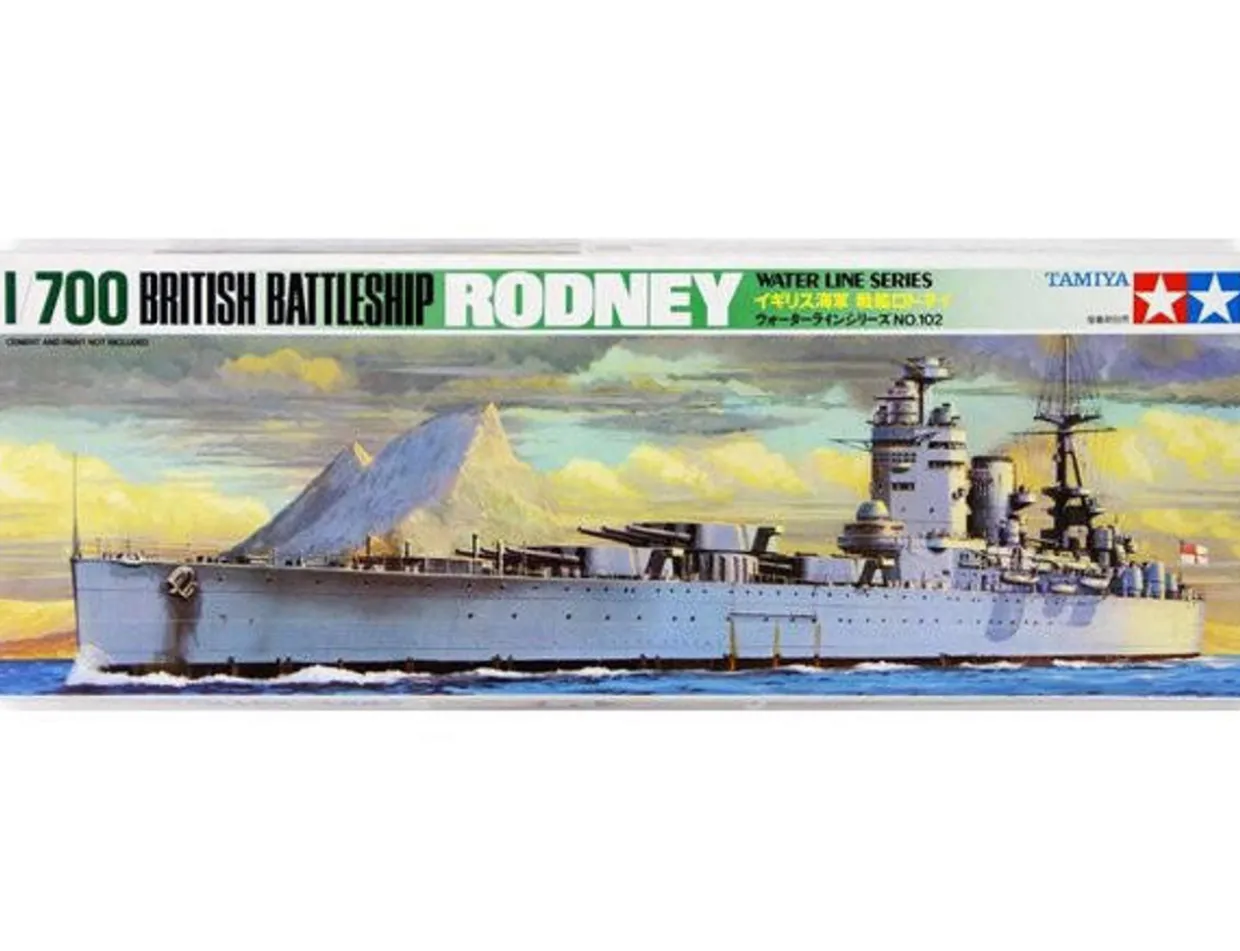 Tamiya 1/700 HMS Rodney Model Kit