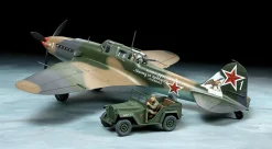 Tamiya 1/48 Ilyushin IL-2 Shturmovik & GAZ-67B Model kit