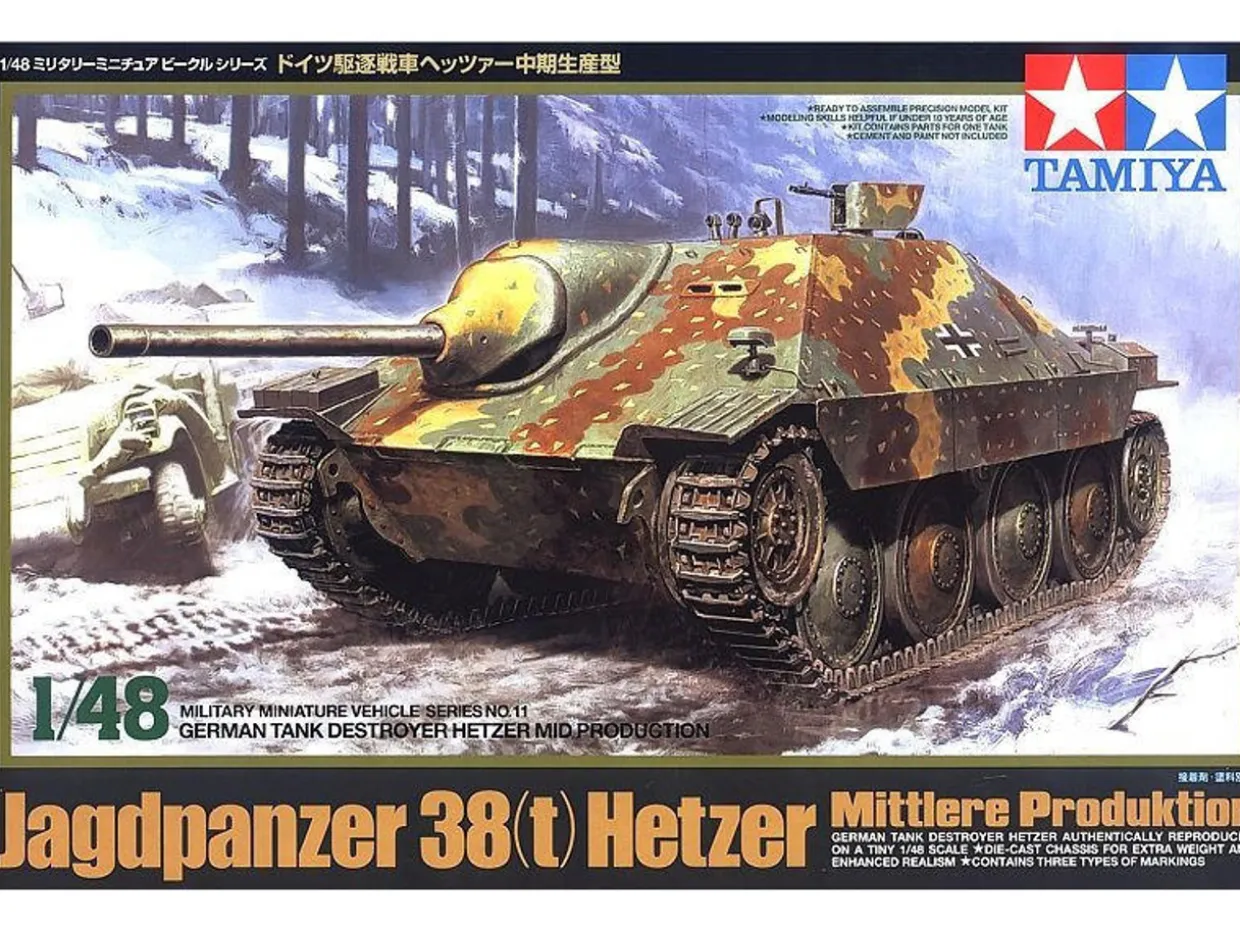 Tamiya 1/48 Jagdpanzer 38 Hetzer Mid Production