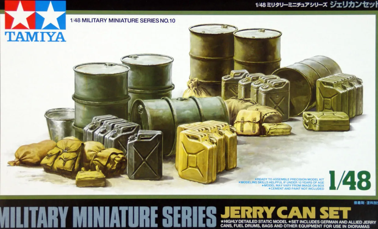 Tamiya 1/48 Jerry Can Set